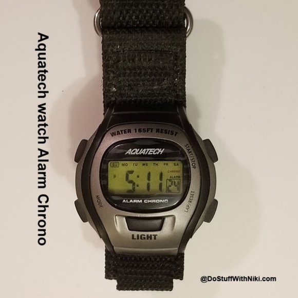 Aquatech watch Alarm Chrono - Picture 1 of 5